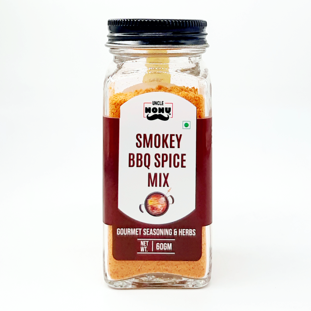 Smokey BBQ Seasoning | Gourmet Seasoning | 60 GM (Glass Bottle)