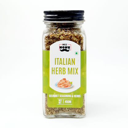 Italian Herbs Mix | Gourmet Seasoning & Herbs | 45 GM (Glass Bottle)